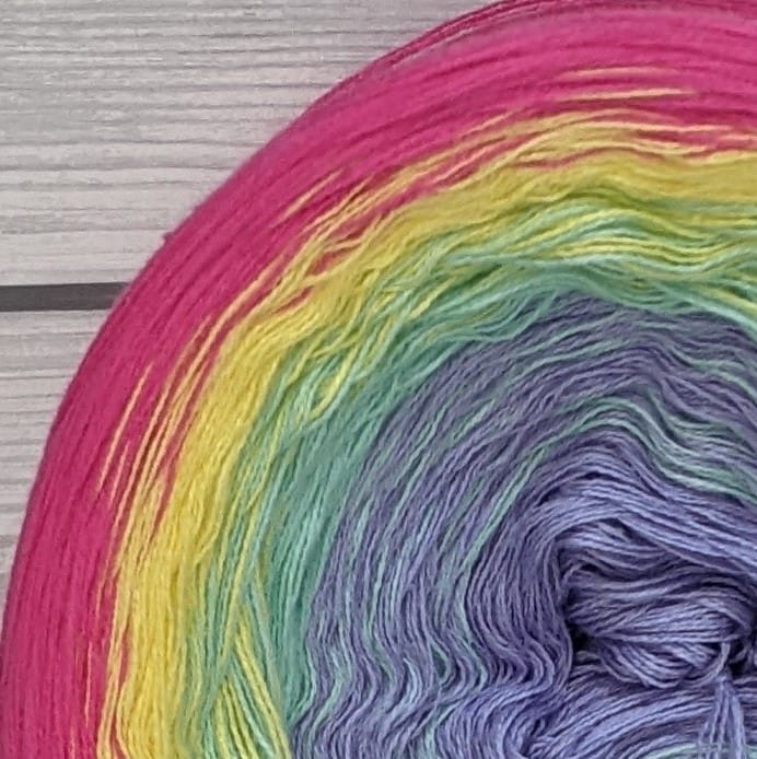 Sweet Macarons - C/A109 - Gradient Cake Yarn, Ombre Yarn Cake