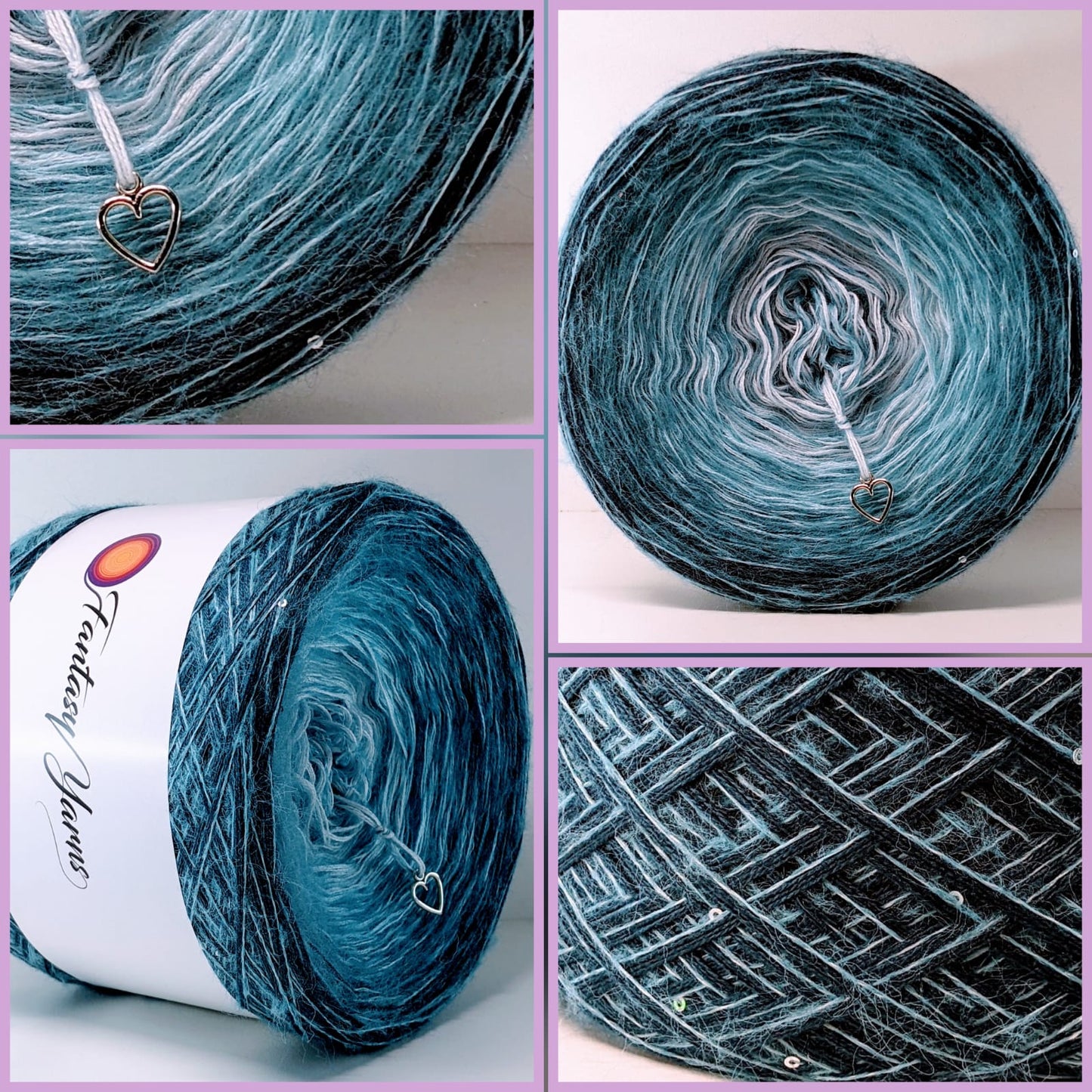 Limited Edition - ShinySoft - 4ply - 1000m- Colour Change Yarn - Gradient Yarn Cake