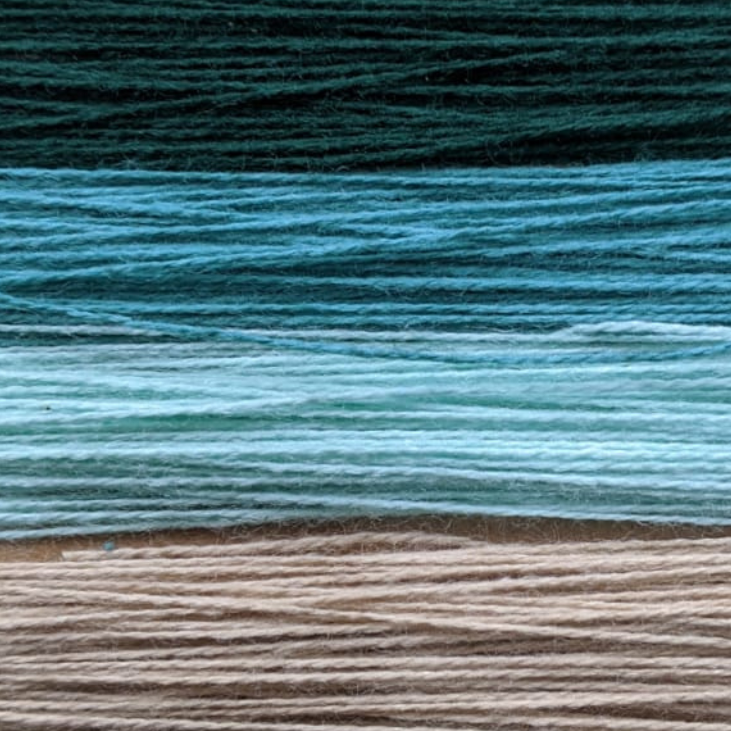 Hawaiian Ocean - C/A020 - Gradient Cake Yarn, Ombre Yarn Cake