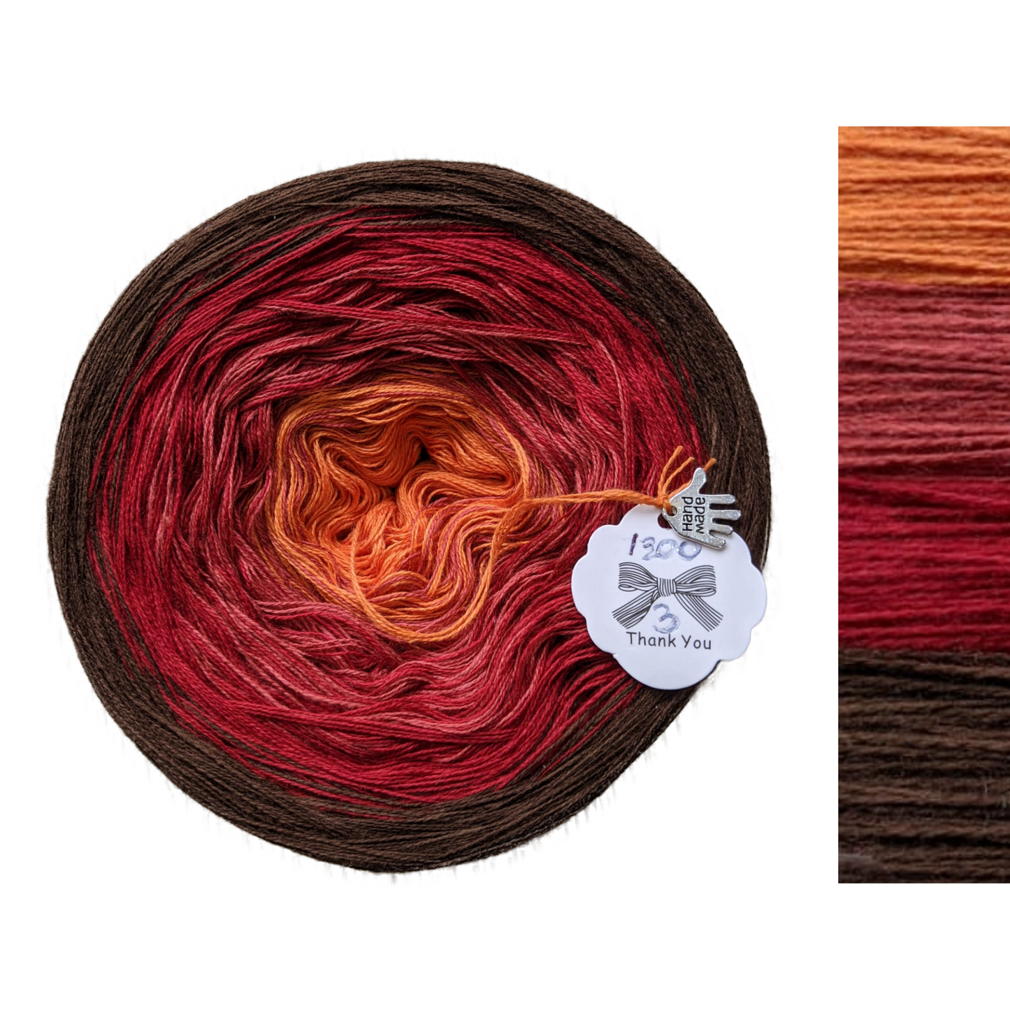 Halloween Red - C/A021 - Gradient Cake Yarn, Ombre Yarn Cake