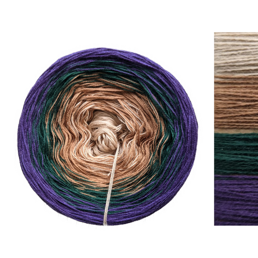 Earth Magic - C/A037 - Gradient Cake Yarn, Ombre Yarn Cake