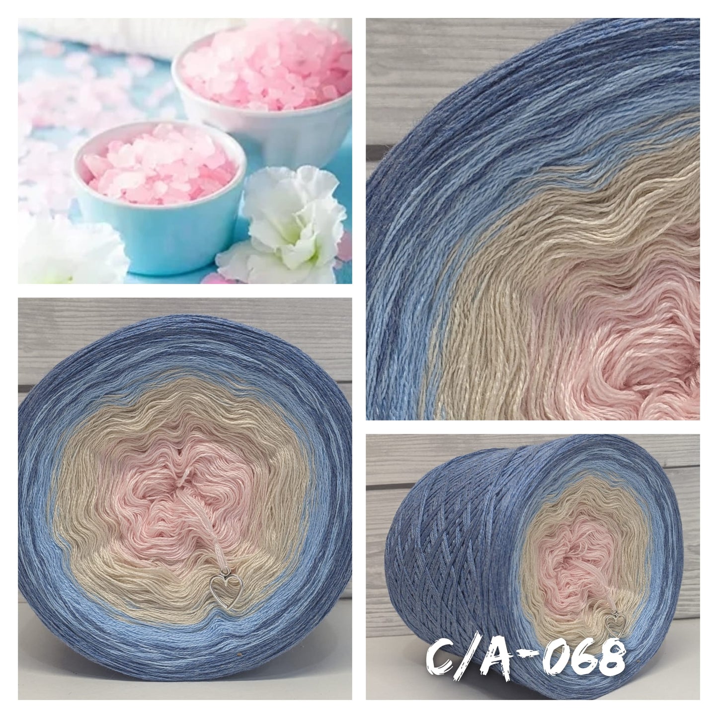 Cupcake - C/A068 - Gradient Cake Yarn, Ombre Yarn Cake