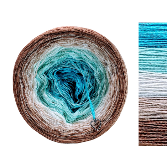 C/A119 - Gradient Cake Yarn, Ombre Yarn Cake