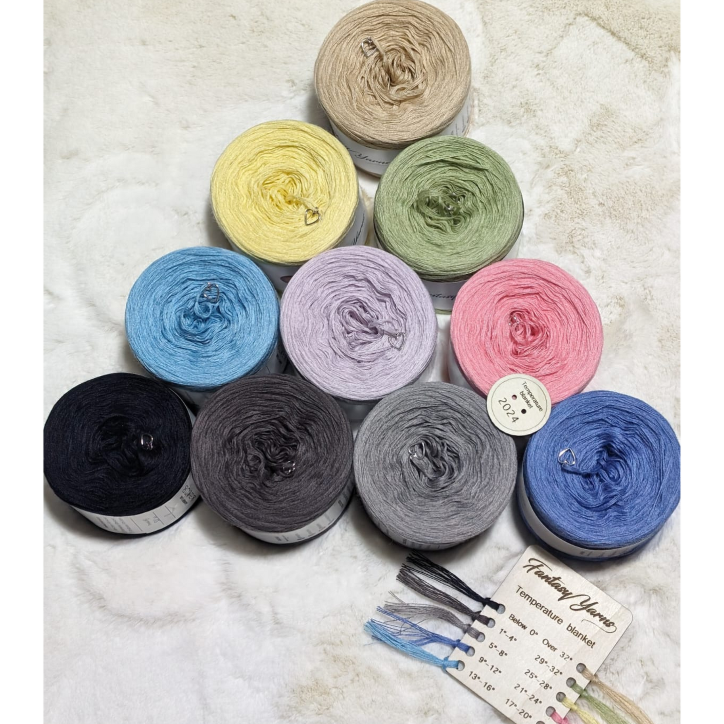 Temperature Project Set 01 - Merino Acrylic