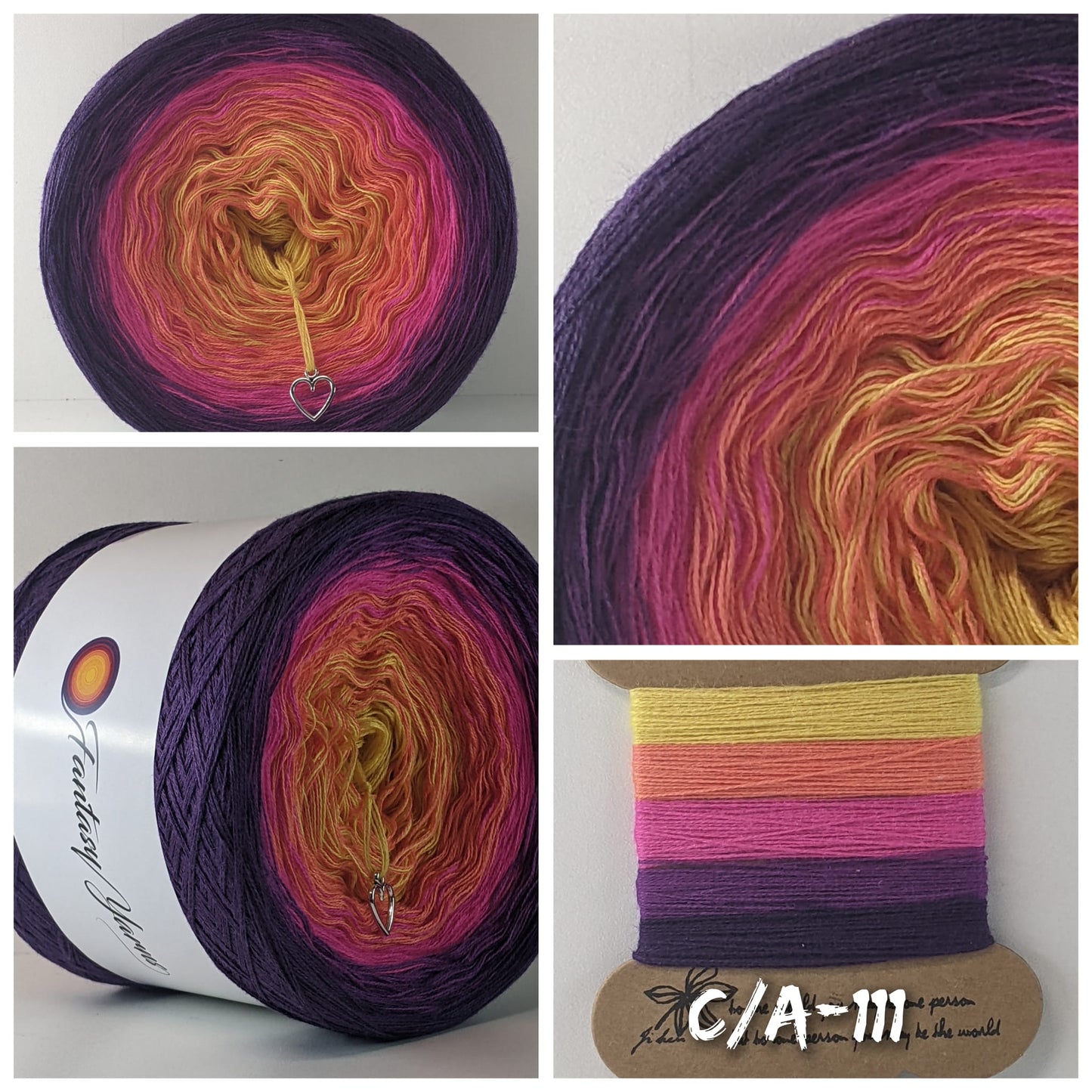 C/A112 - Gradient Cake Yarn, Ombre Yarn Cake