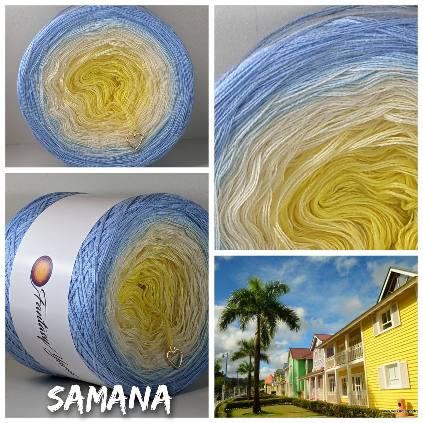 Samana- Summer Collection - Gradient Cake Yarn, Ombre Yarn Cake