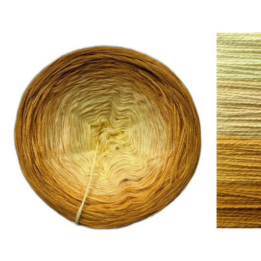 Big Yellow - C/A047 - Gradient Cake Yarn, Ombre Yarn Cake
