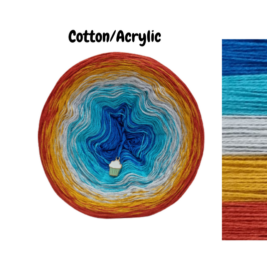 Portugal - C/A063 - Gradient Cake Yarn, Ombre Yarn Cake