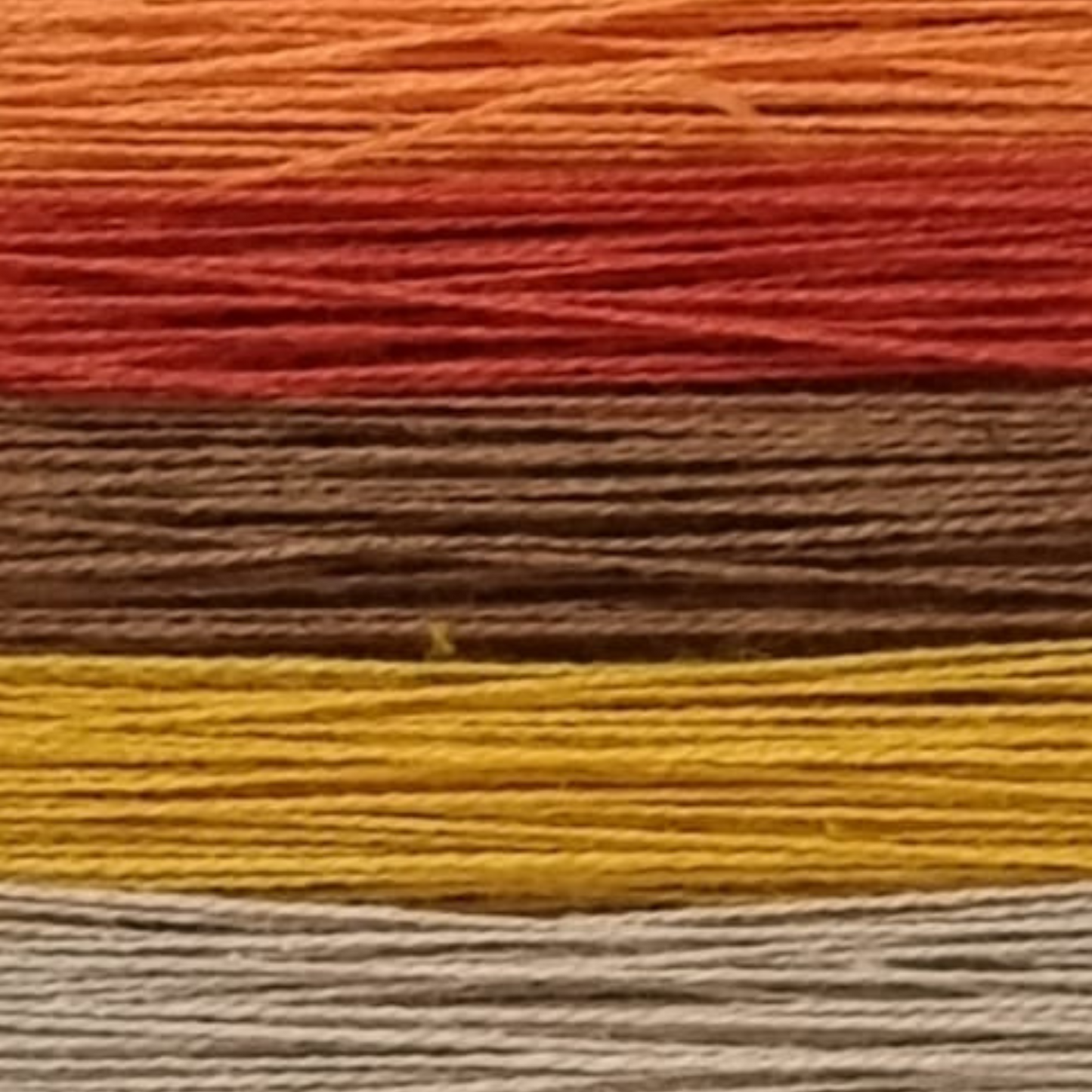 Red Desert - C/A082 - Gradient Cake Yarn, Ombre Yarn Cake