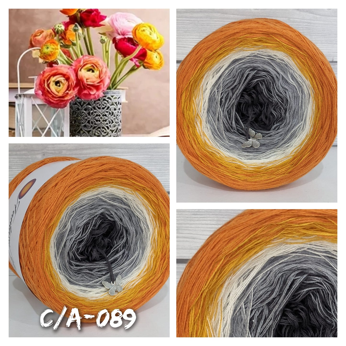 Autumn Walk - C/A089 - Gradient Cake Yarn, Ombre Yarn Cake
