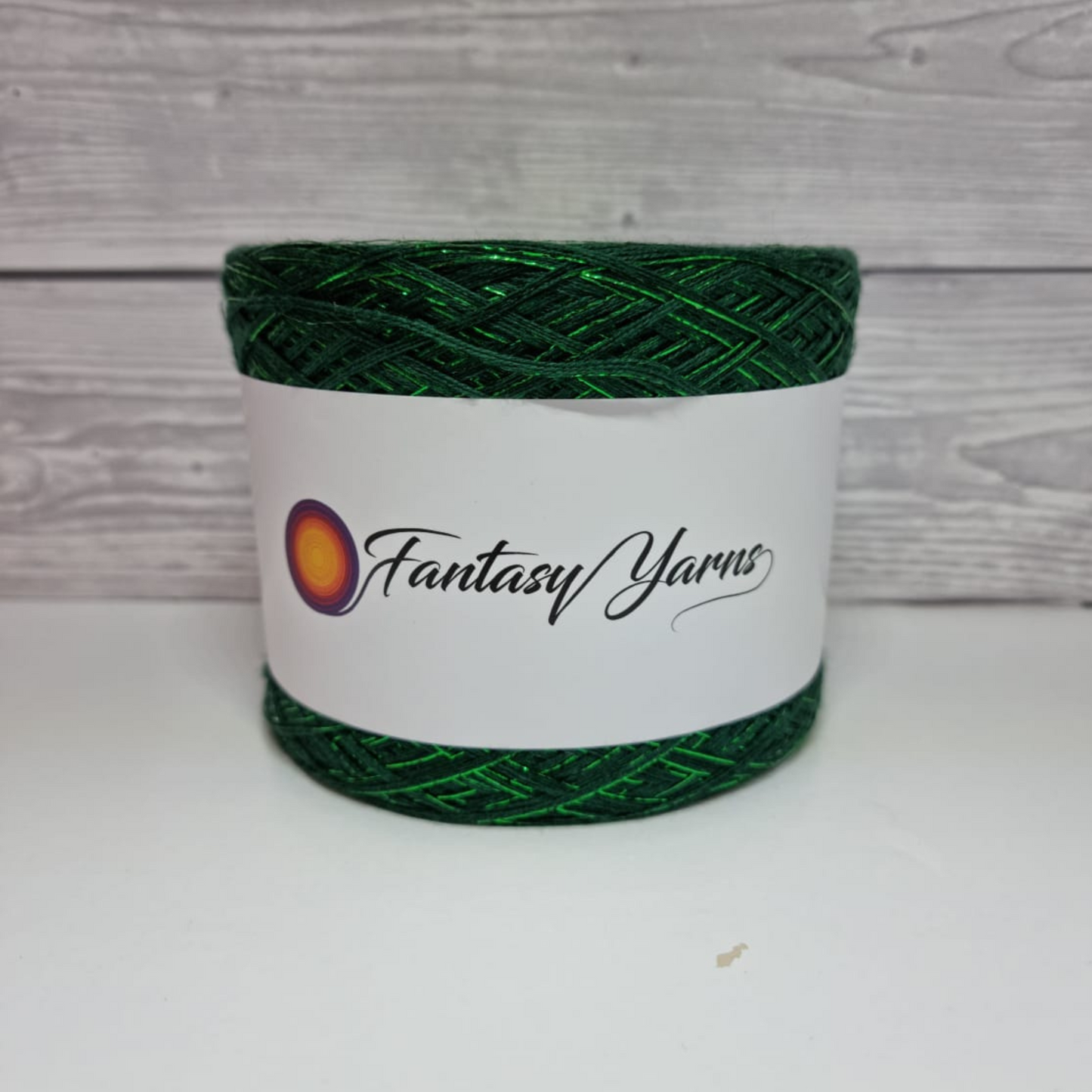 GLAM 002 - Cotton/Acrylic + Lurex - Gradient Yarn Cake