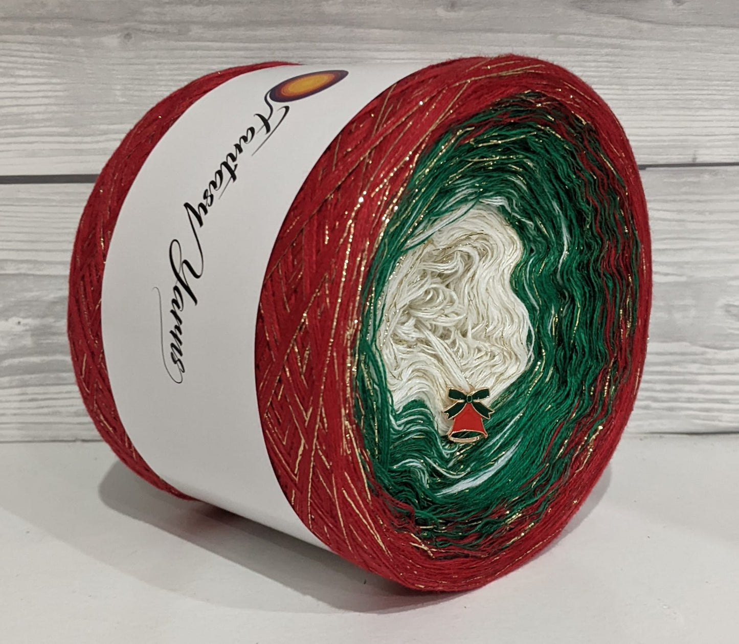 GLAM 014 - Cotton/Acrylic + Lurex - Gradient Yarn Cake