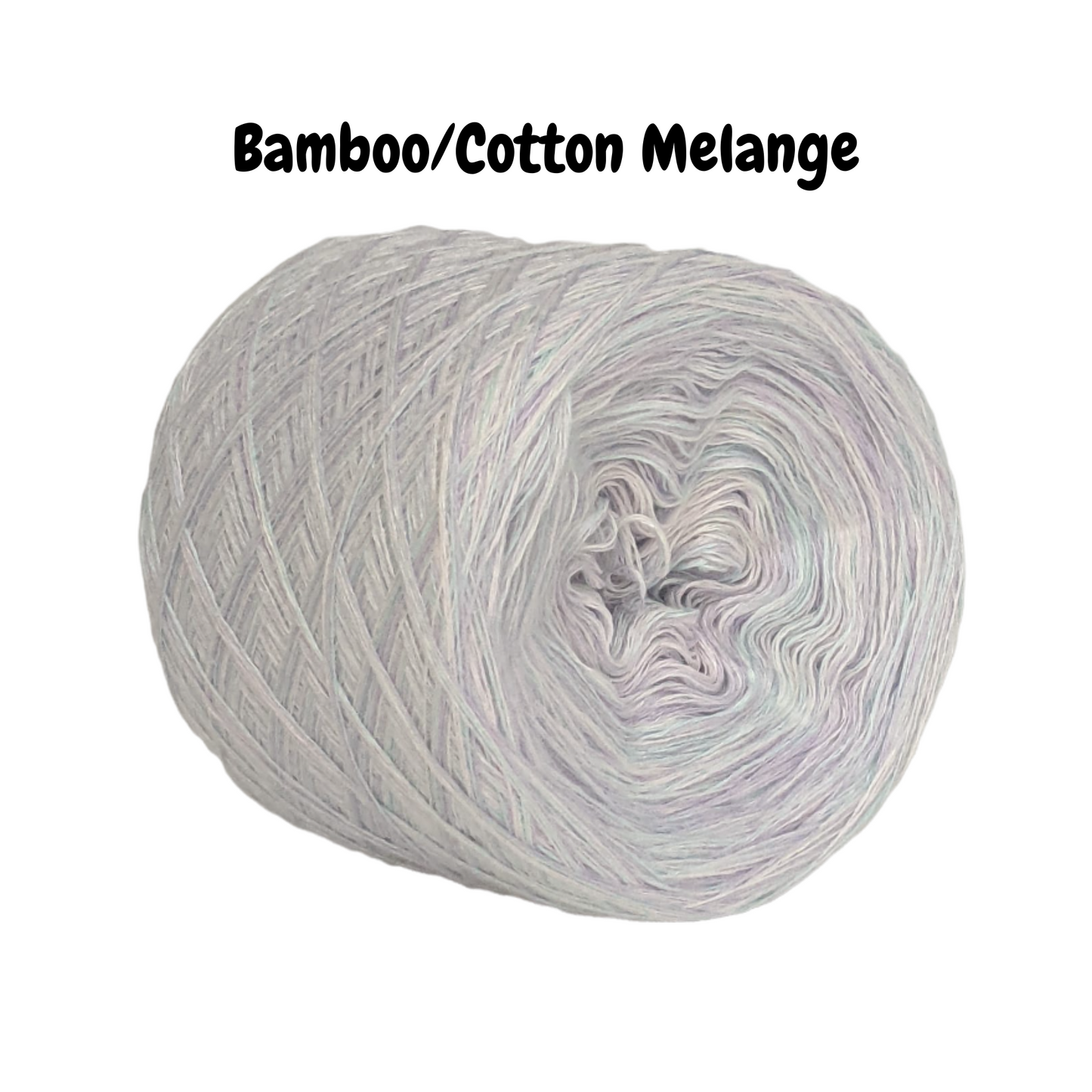 Bamboo/Cotton Yarn - MELANGE-03 - Four High-Quality Threads Assembled to Create Melange Effect