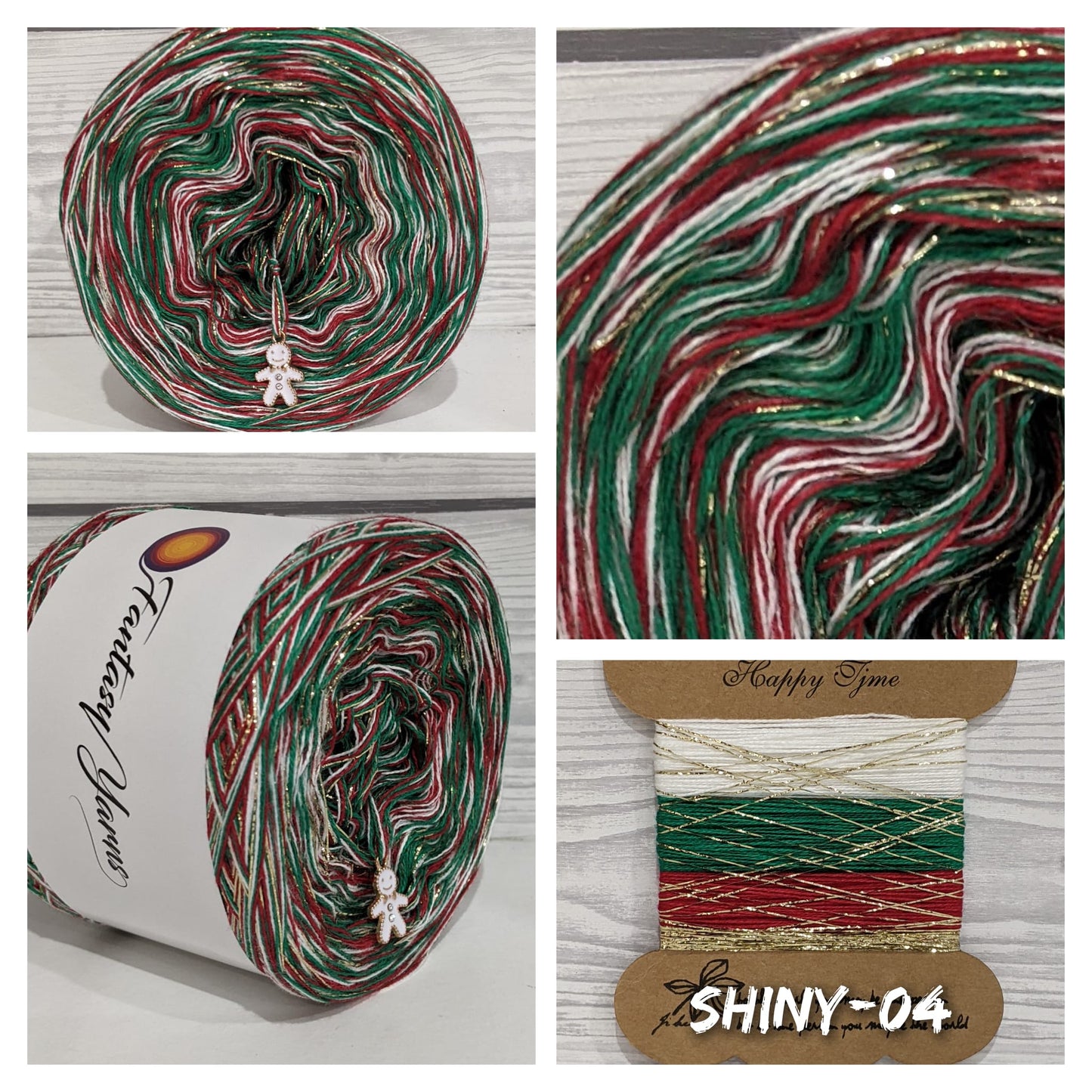 SHINY 04 - Threads Assembled to Create Melange Effect with Lurex