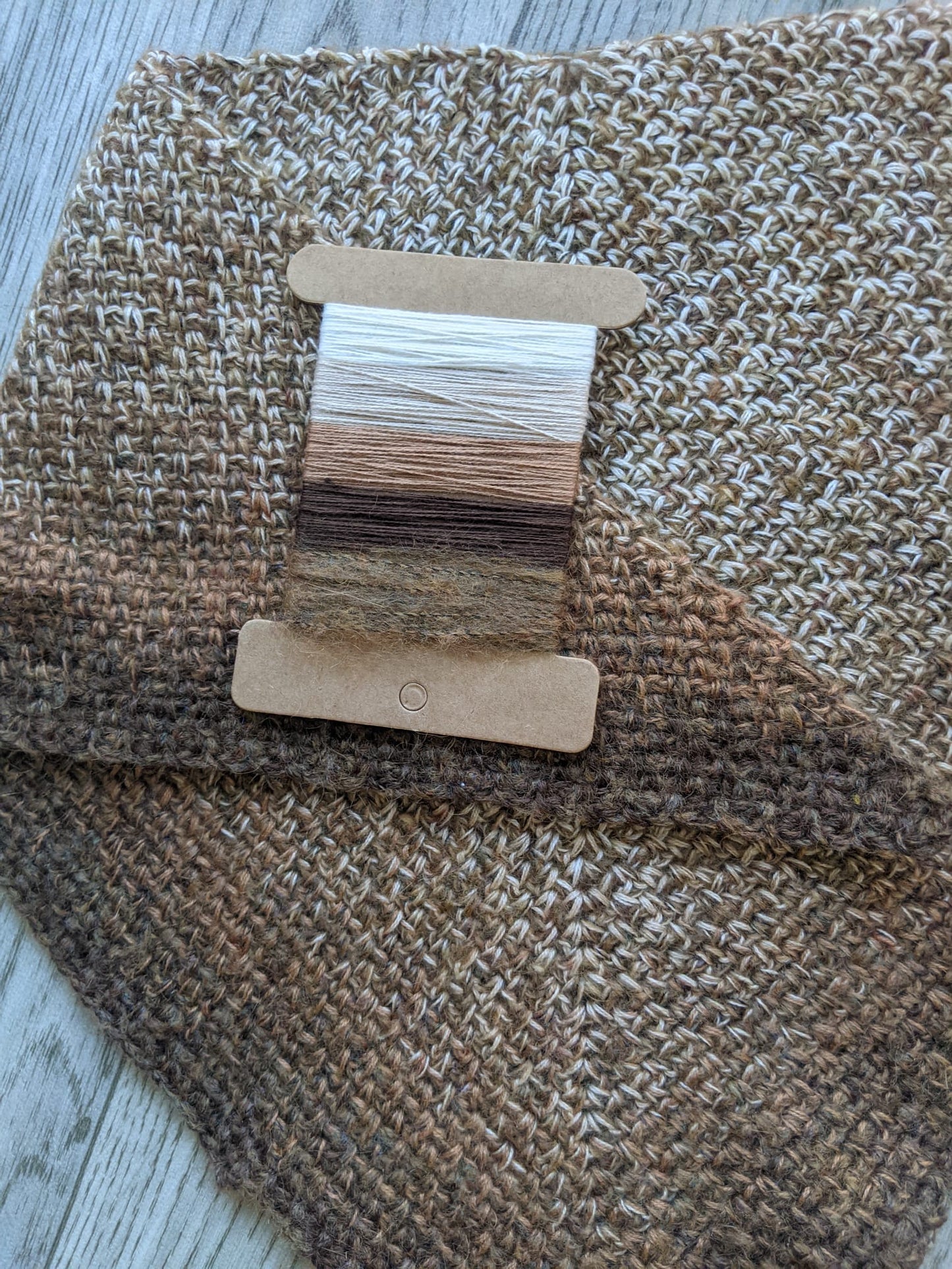 HUGME- Brown - Cotton/Acrylic with Mohair
