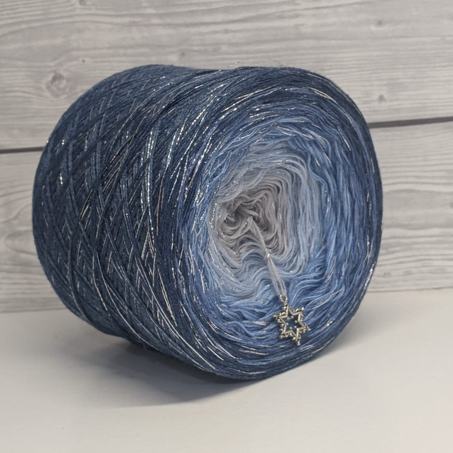 GLAM 005 - Cotton/Acrylic + Lurex - Gradient Yarn Cake