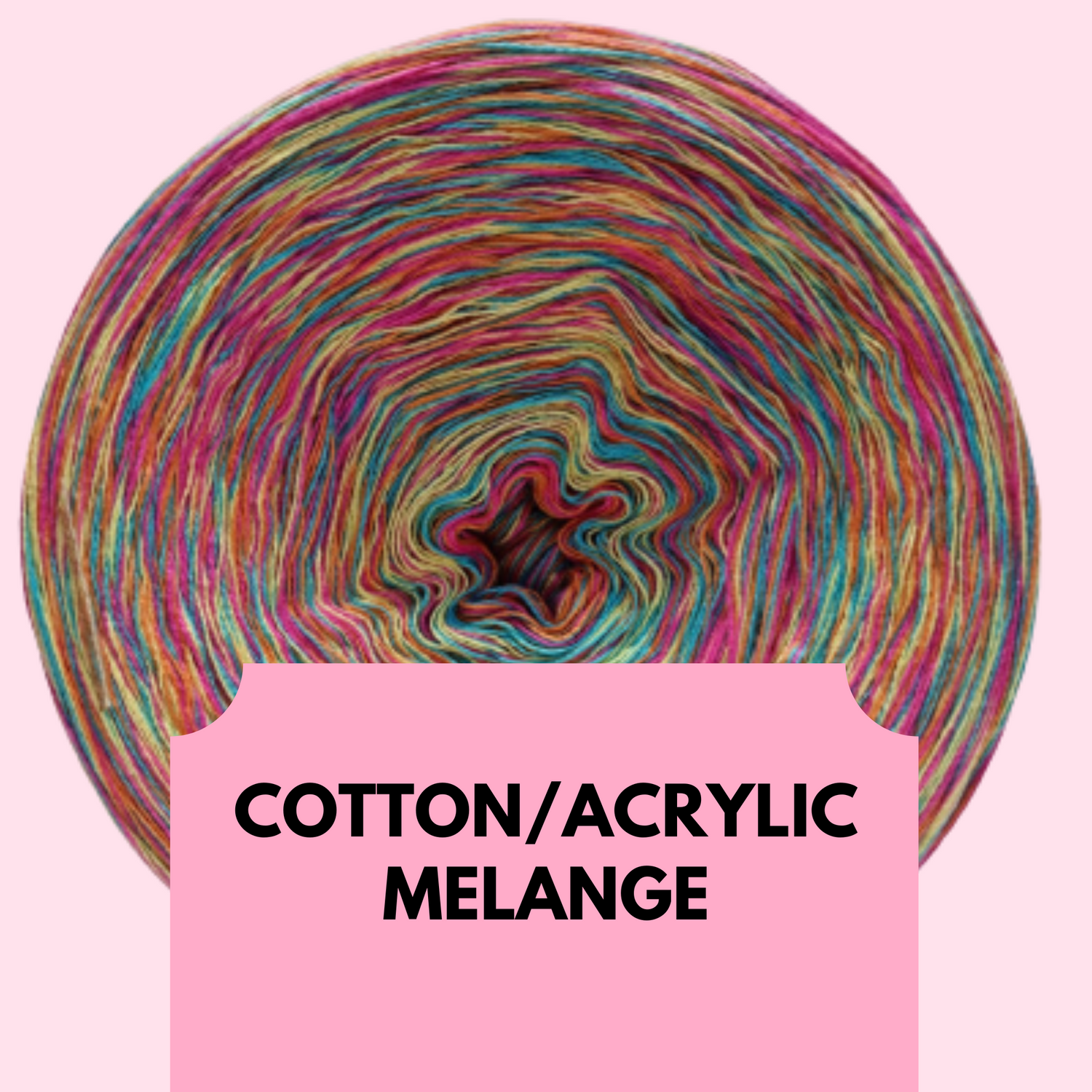 Cotton/Acrylic Melange Yarn