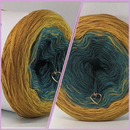 PROMO - 600m - 4PLY - Gradient Cake Yarn, Ombre Yarn Cake