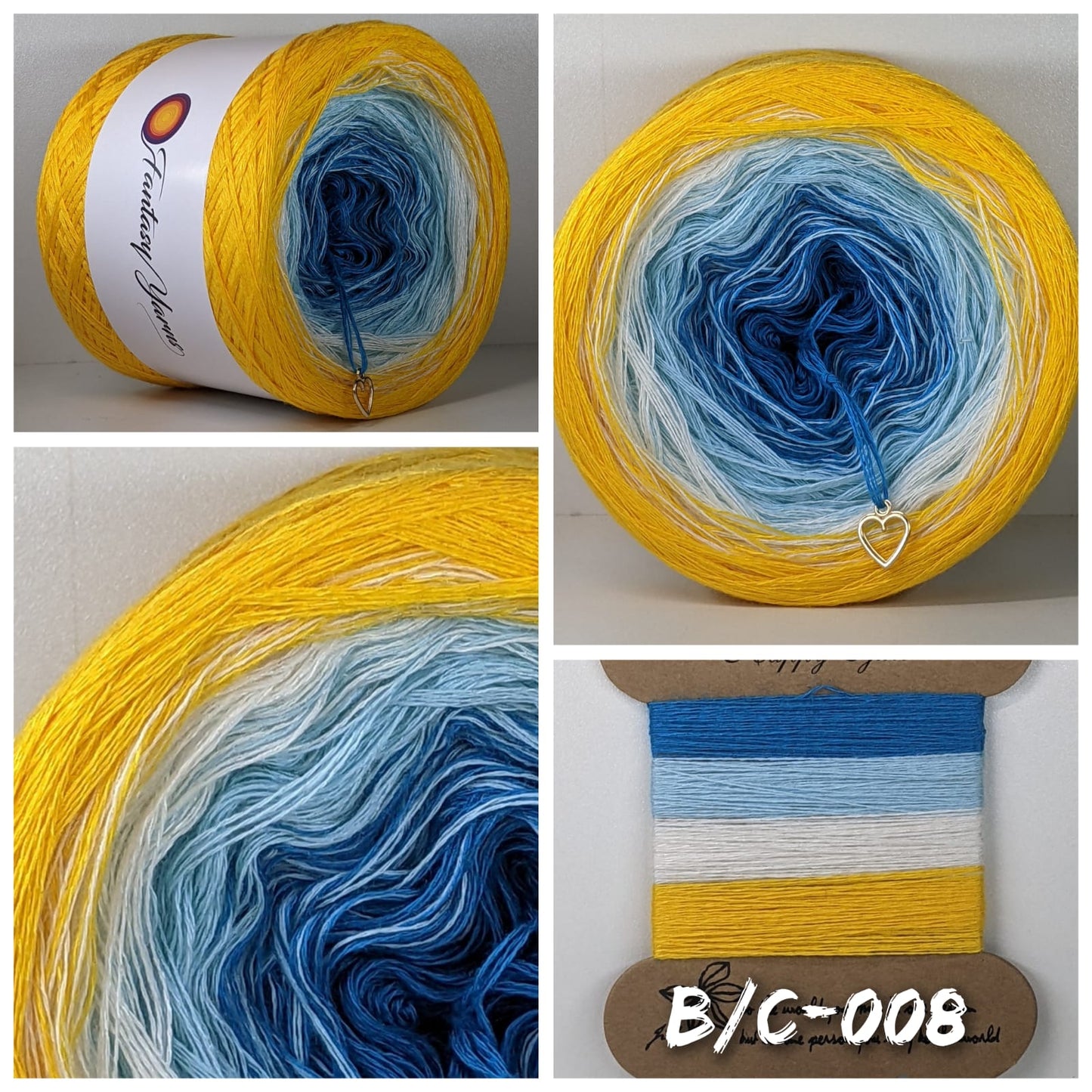 Bamboo/Cotton Yarn: B/C008- 50/50 mix / Sustainable Yarn