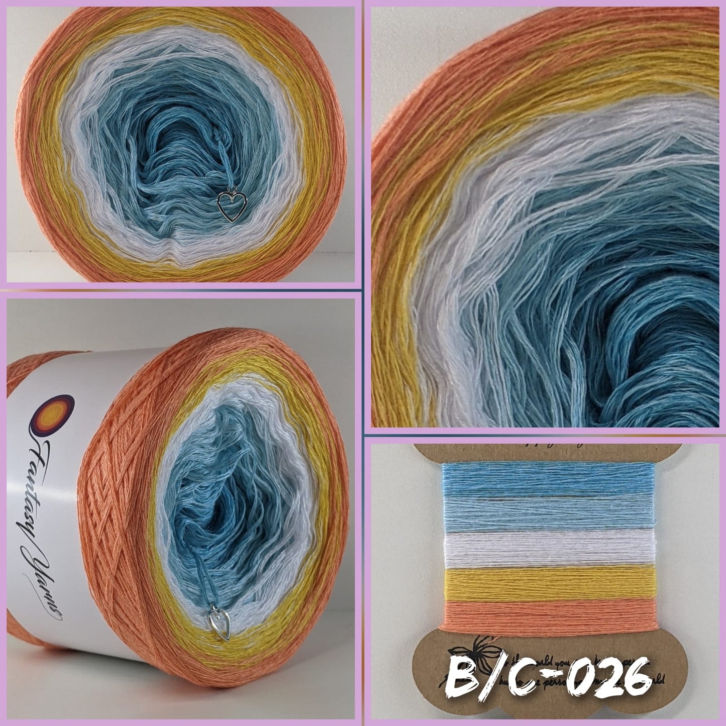 Bamboo/Cotton Yarn: B/C026- 50/50 mix / Sustainable Yarn