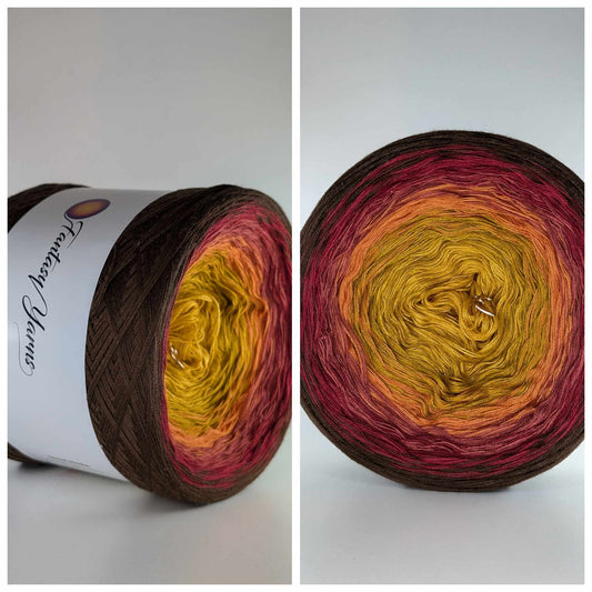 PROMO -1350m - 4PLY - Gradient Cake Yarn, Ombre Yarn Cake