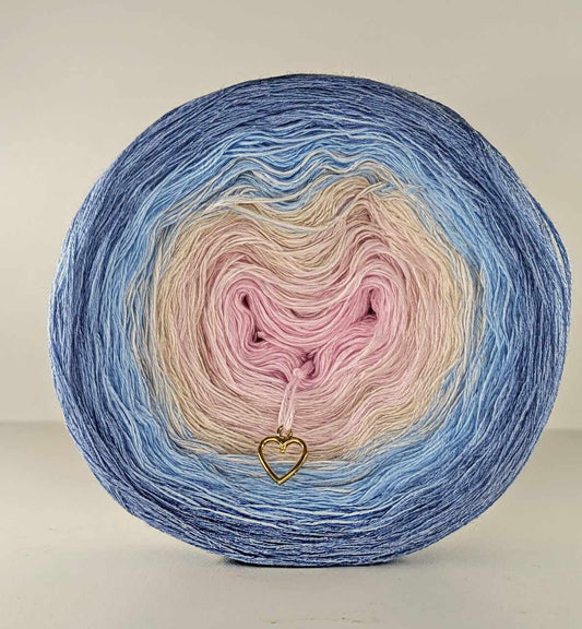 PROMO - 800m - 3PLY - Gradient Cake Yarn, Ombre Yarn Cake 1