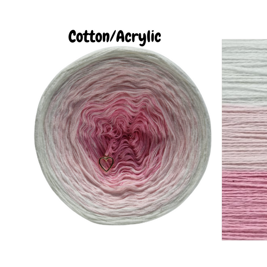 Pink Hydrangea - C/A065 - Gradient Cake Yarn, Ombre Yarn Cake