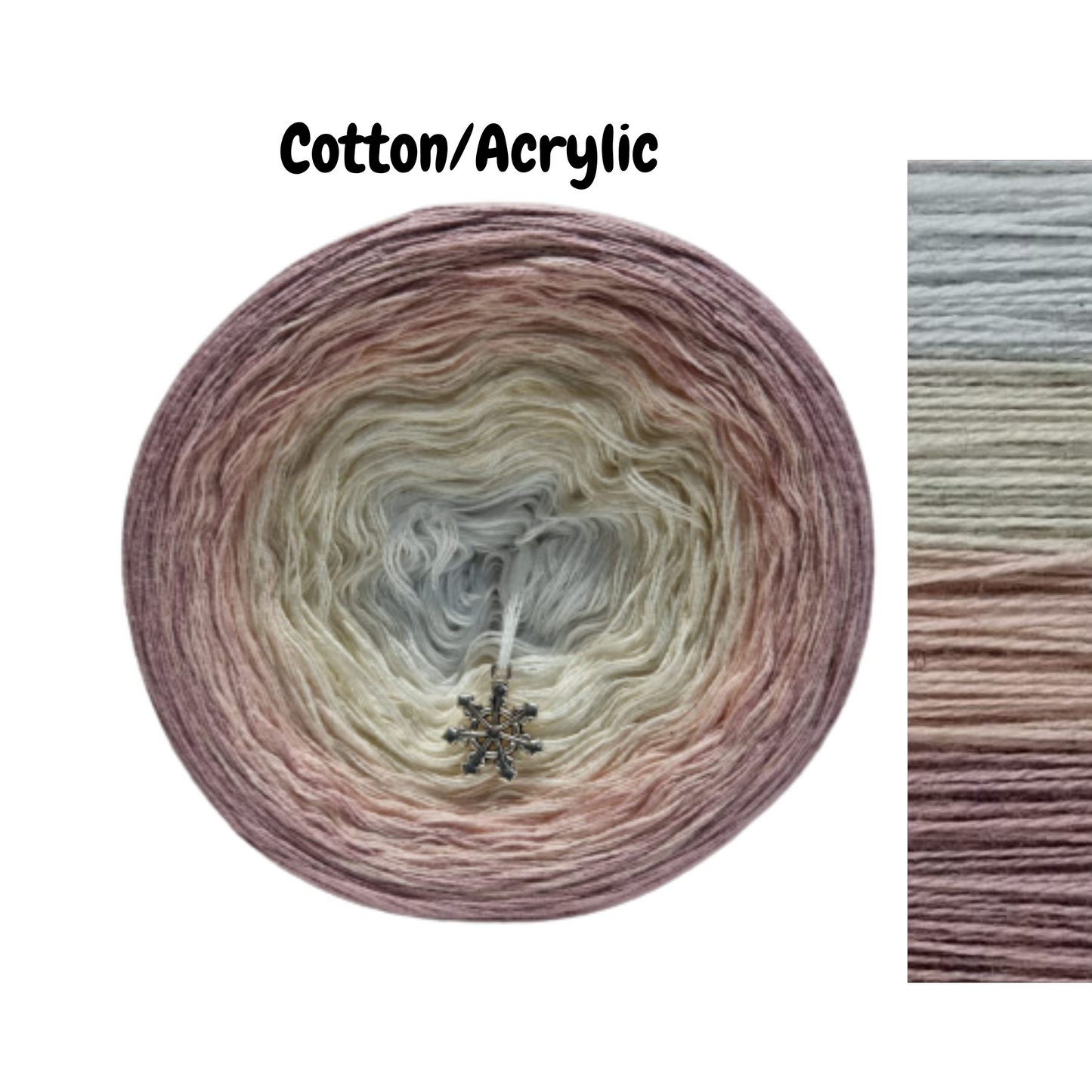 Pastel Peony - C/A066 - Gradient Cake Yarn, Ombre Yarn Cake