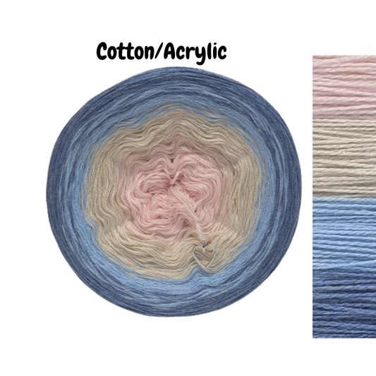 Cupcake - C/A068 - Gradient Cake Yarn, Ombre Yarn Cake