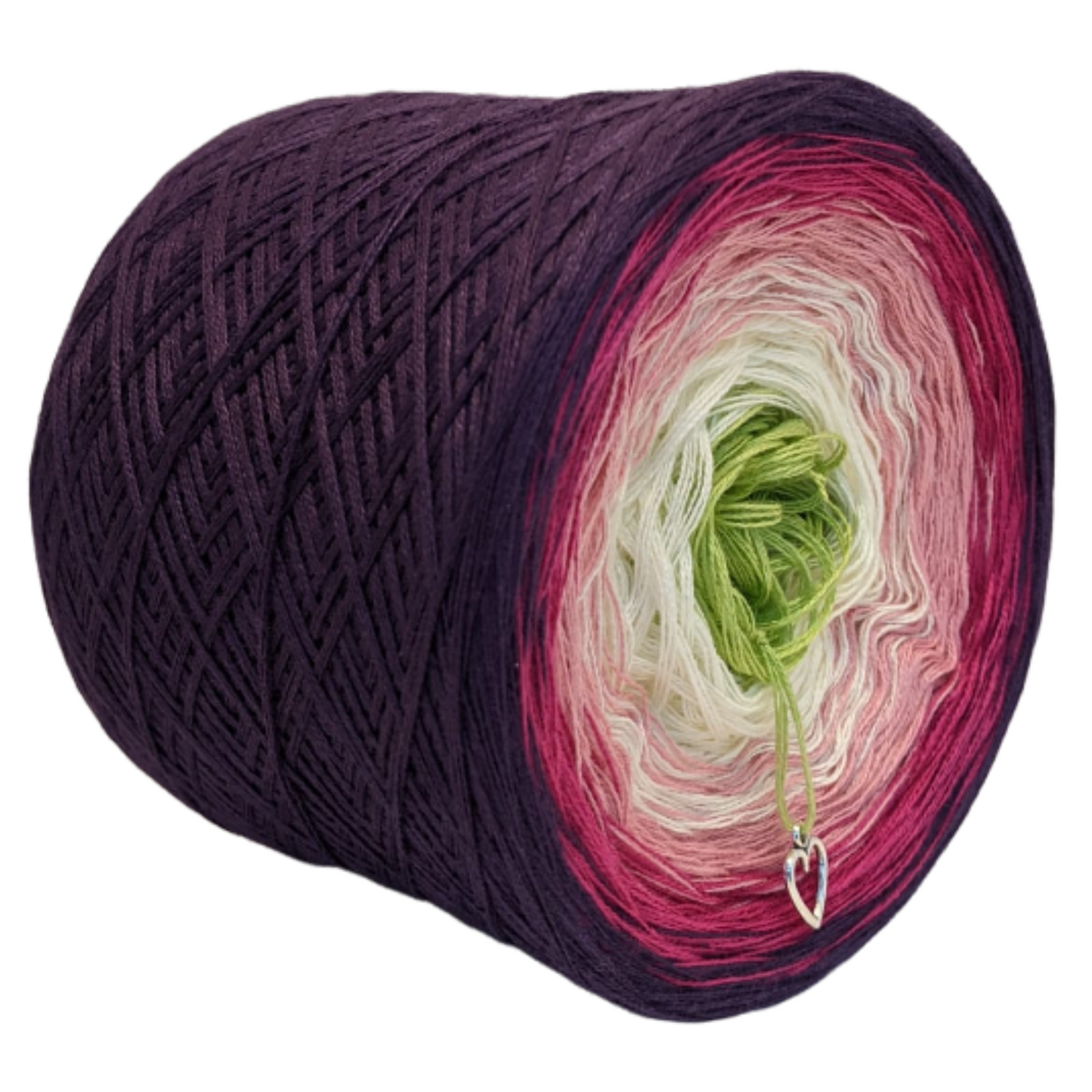 Fuchsia - C/A080 - Gradient Cake Yarn, Ombre Yarn Cake