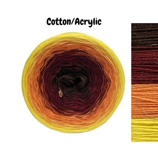 Early Autumn - C/A091 - Gradient Cake Yarn, Ombre Yarn Cake