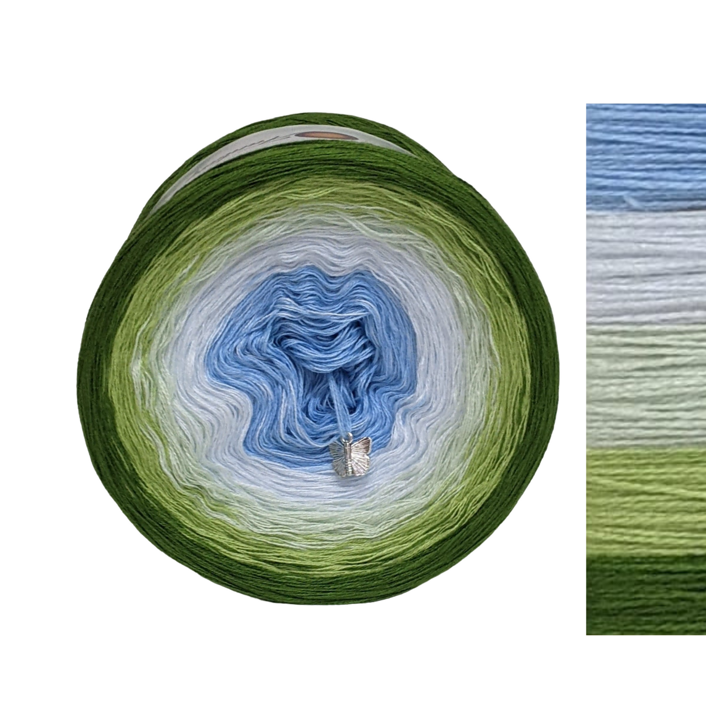 Pine Forest - C/A101 - Gradient Cake Yarn, Ombre Yarn Cake