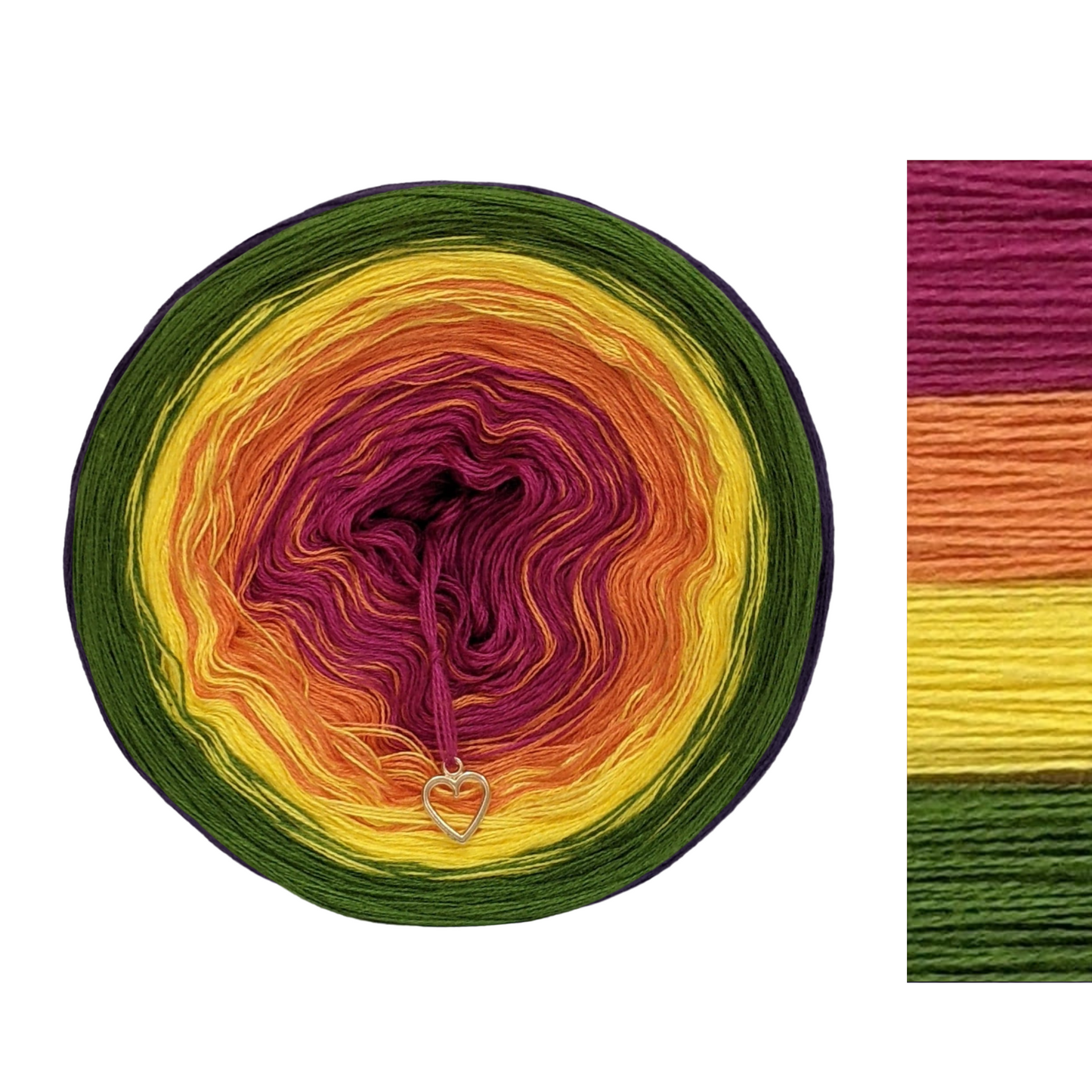 Ranunculus - C/A108 - Gradient Cake Yarn, Ombre Yarn Cake