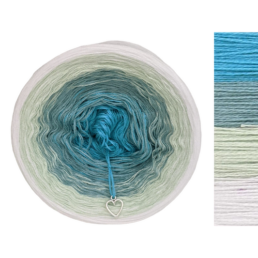 Ocean Wave - C/A110 - Gradient Cake Yarn, Ombre Yarn Cake