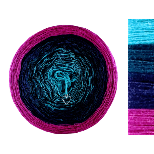 Gerbera - C/A114 - Gradient Cake Yarn, Ombre Yarn Cake