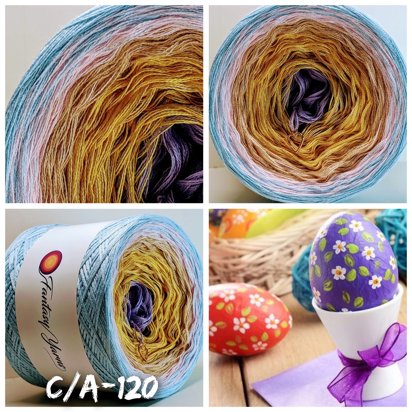 Spring Festival - C/A120 - Gradient Cake Yarn, Ombre Yarn Cake