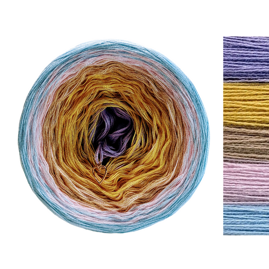 Spring Festival - C/A120 - Gradient Cake Yarn, Ombre Yarn Cake