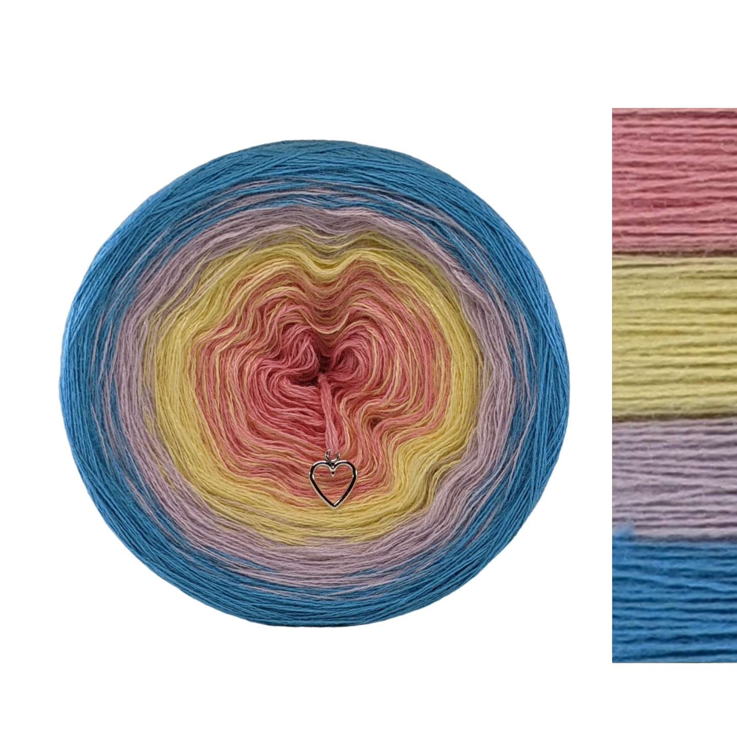 M/A009 - Merino/Acrylic - Gradient Cake Yarn, Ombre Yarn Cake