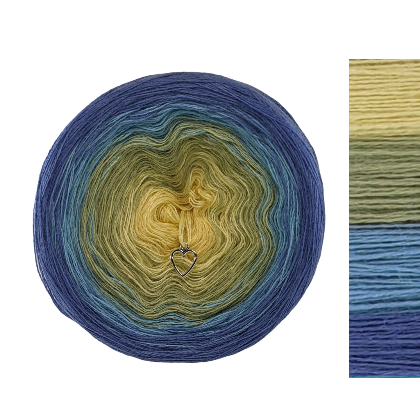 M/A010 - Merino/Acrylic - Gradient Cake Yarn, Ombre Yarn Cake