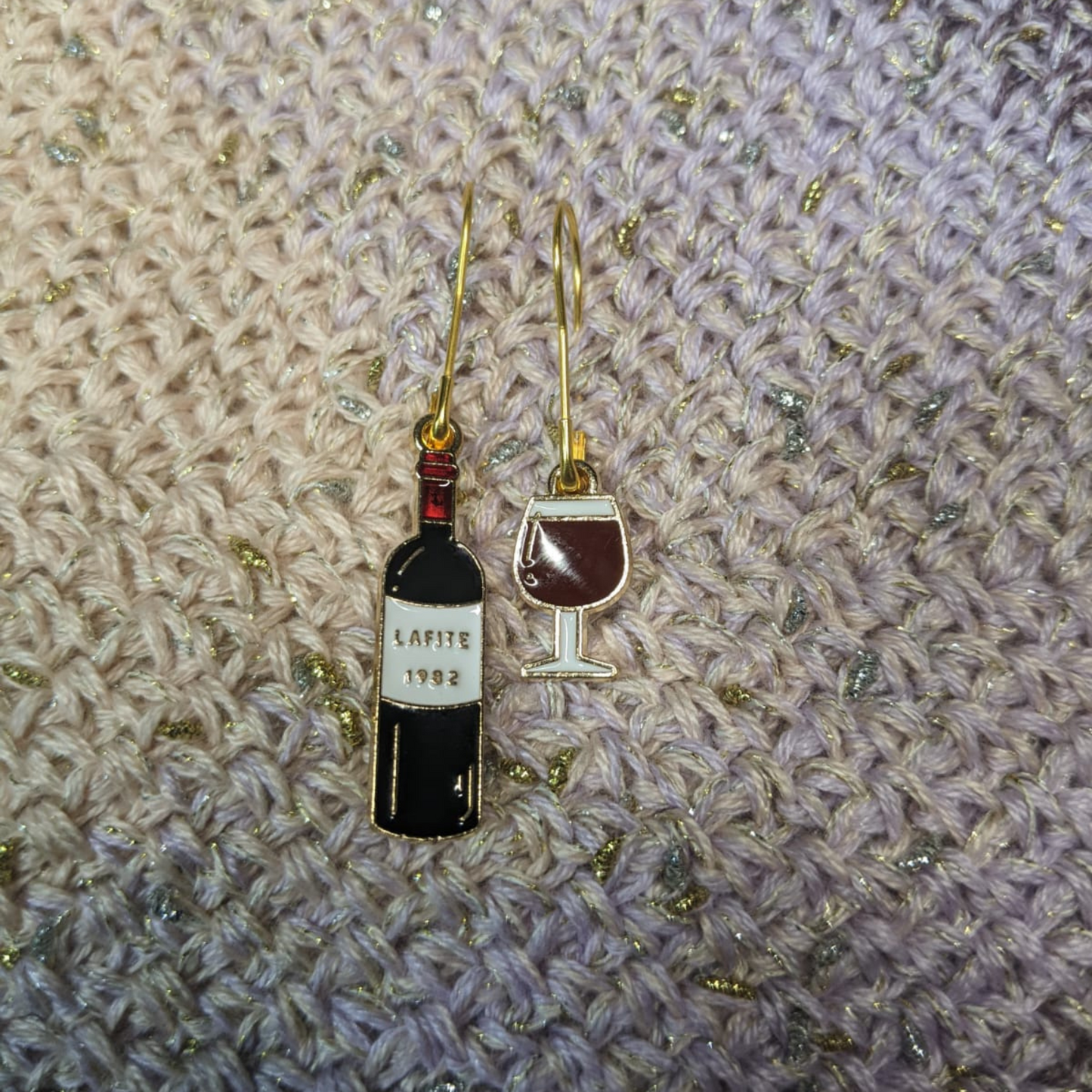 Wine - Knitting Stitch Markers by Fantasy Yarns