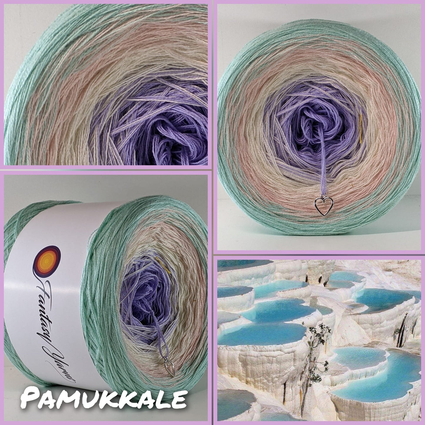 Pamukkale - Summer Collection - Gradient Cake Yarn, Ombre Yarn Cake