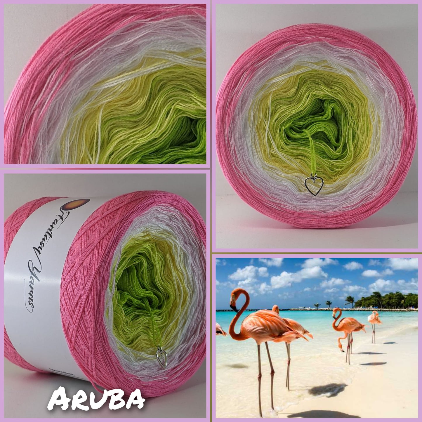 Aruba - Summer Collection - Gradient Cake Yarn, Ombre Yarn Cake