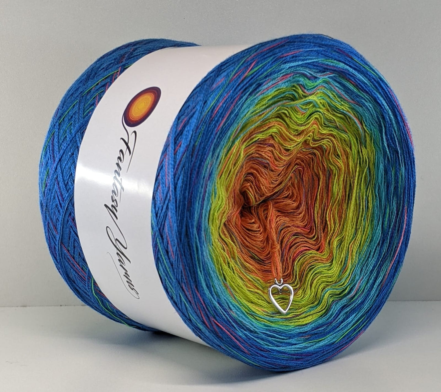 Limited Edition - ORANGE-PRINT - 4ply - 1000m- Colour Change Yarn - Gradient Yarn Cake