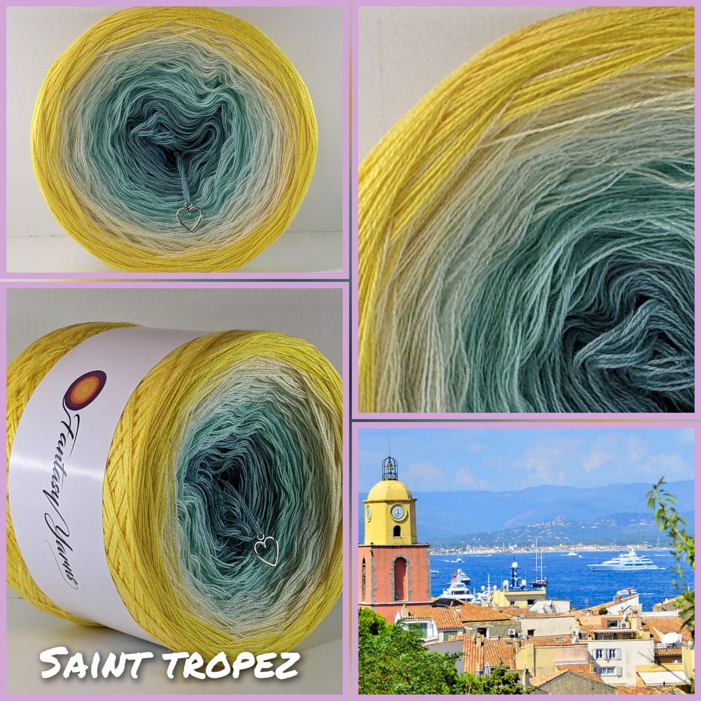 Saint Tropez - Summer Collection - Gradient Cake Yarn, Ombre Yarn Cake