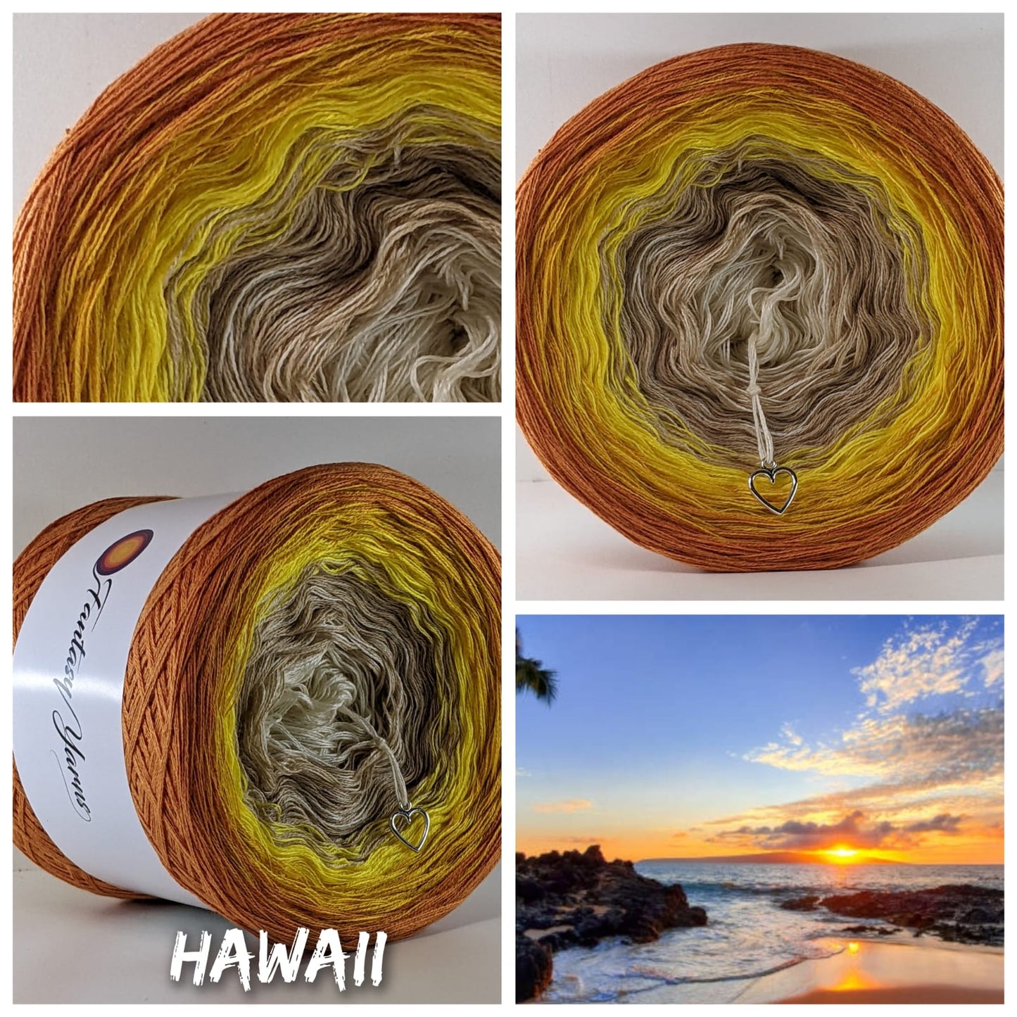 Hawaii- Summer Collection - Gradient Cake Yarn, Ombre Yarn Cake