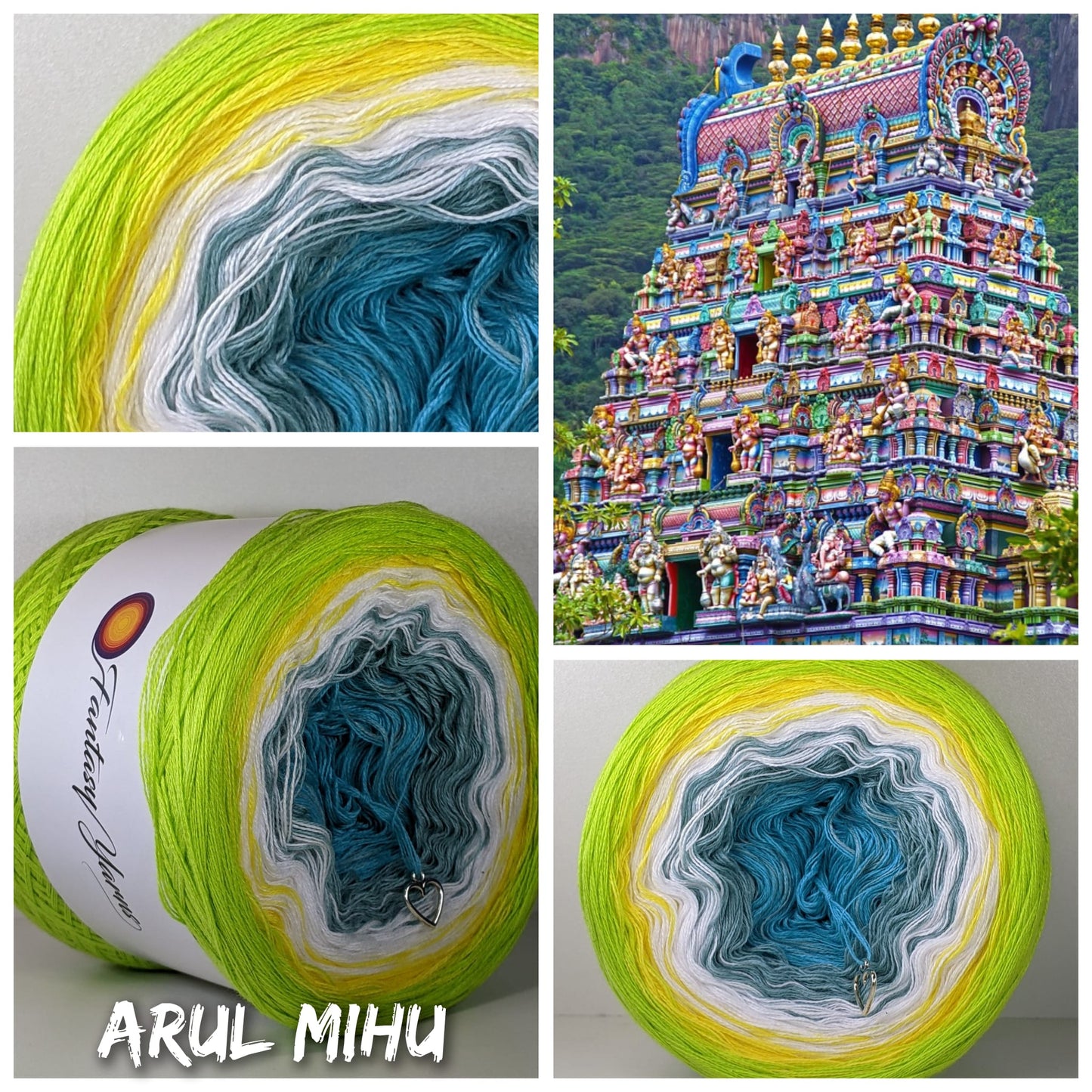 Arul Mihu- Summer Collection - Gradient Cake Yarn, Ombre Yarn Cake