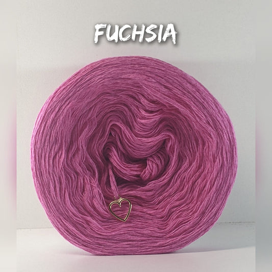 FUCHSIA - Bamboo/Cotton Yarn: 50/50 mix - Sustainable Yarn