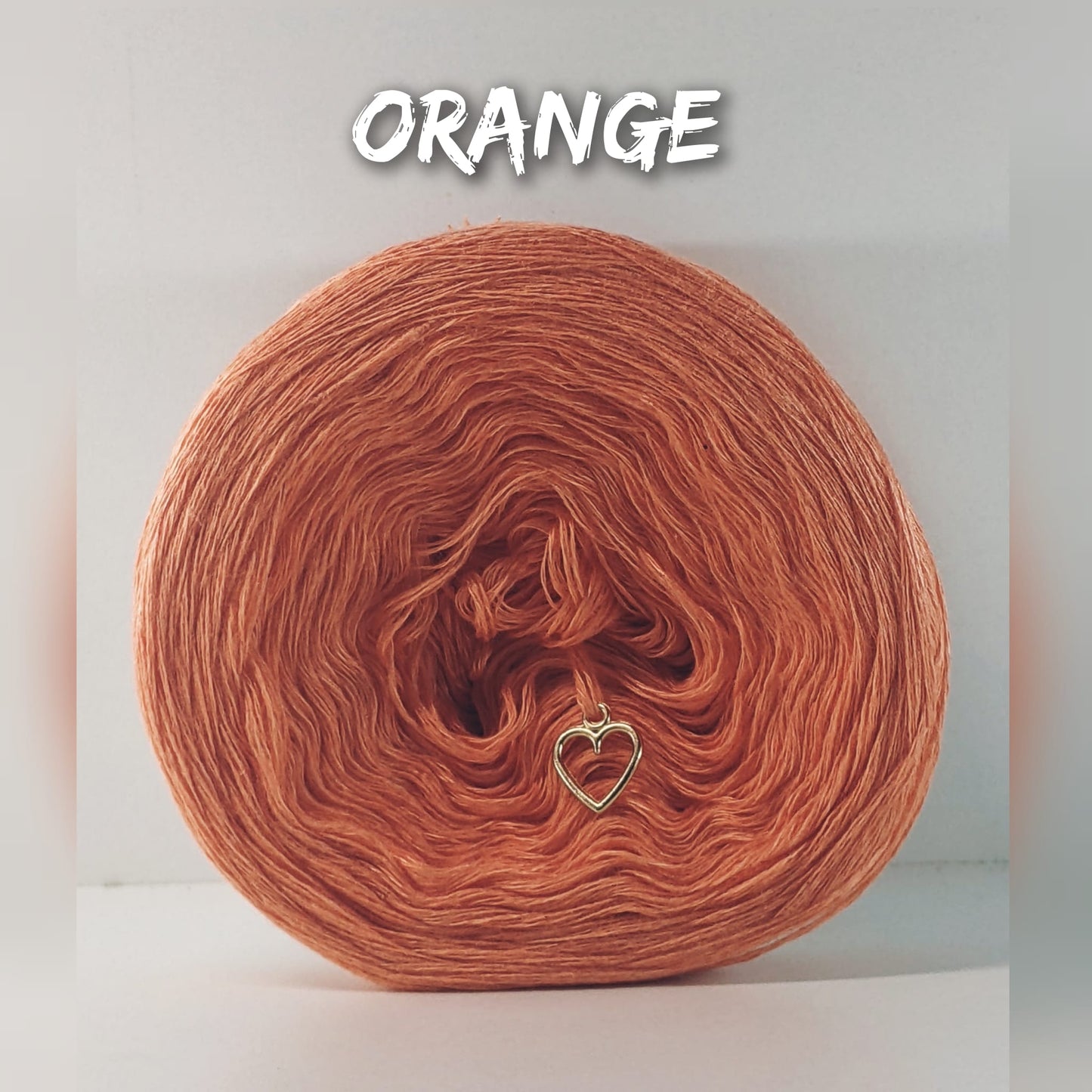 ORANGE- Bamboo/Cotton Yarn: 50/50 mix - Sustainable Yarn