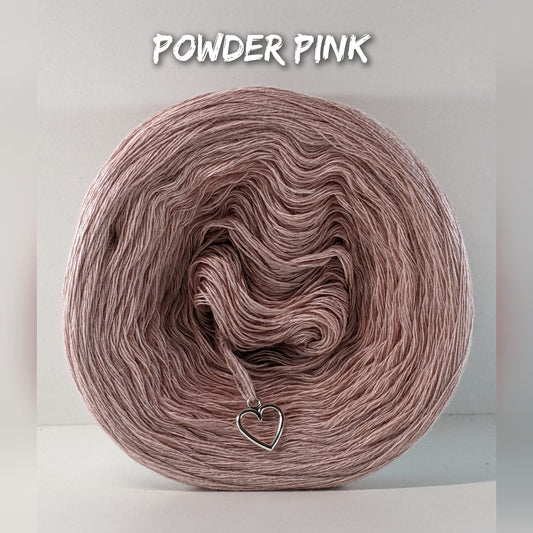 POWDER PINK - Bamboo/Cotton Yarn: 50/50 mix - Sustainable Yarn