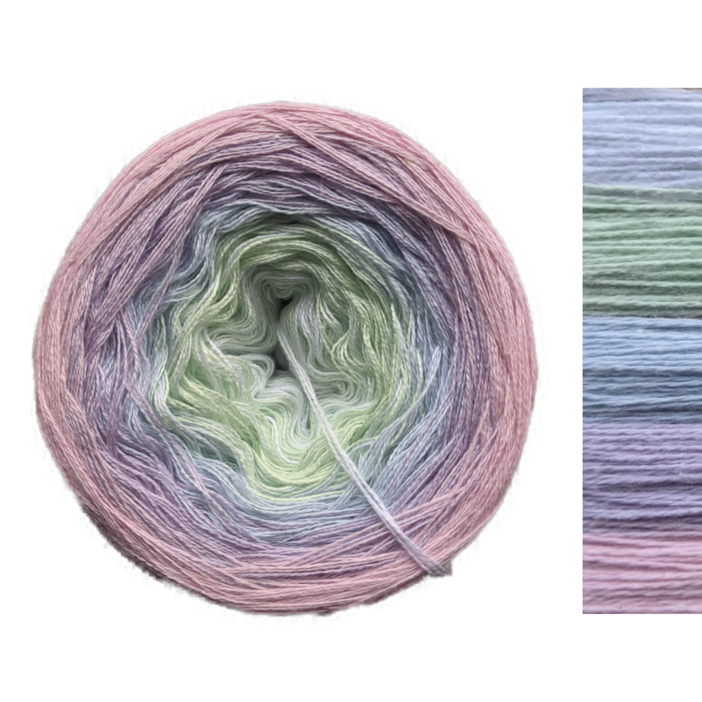 Cotton Candy - C/A002 - Gradient Cake Yarn, Ombre Yarn Cake